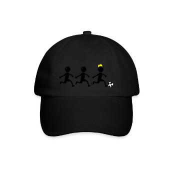 Joueur de club de l’équipe de football - Casquette classique - noir/noir - Devant