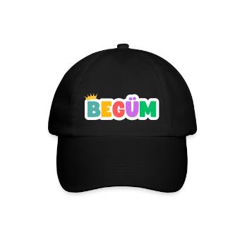 Begüm! Customizable - Baseball Cap - black/black - Front