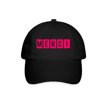 MAÎTRESSE. MAITRE. MERCI. MERCI MAÎTRESSE - Casquette classique - noir/noir - Devant