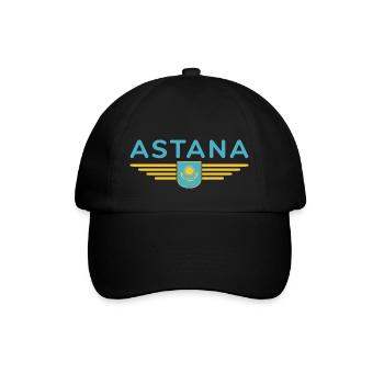 Astana Design – Modernité et tradition - Casquette classique - noir/noir - Devant