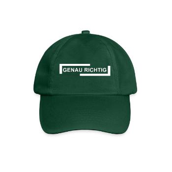 Abstract Play of Colors Motif - Baseball Cap - bottle green - Front