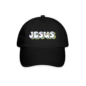 Jesus - Baseball Cap - black/black - Front