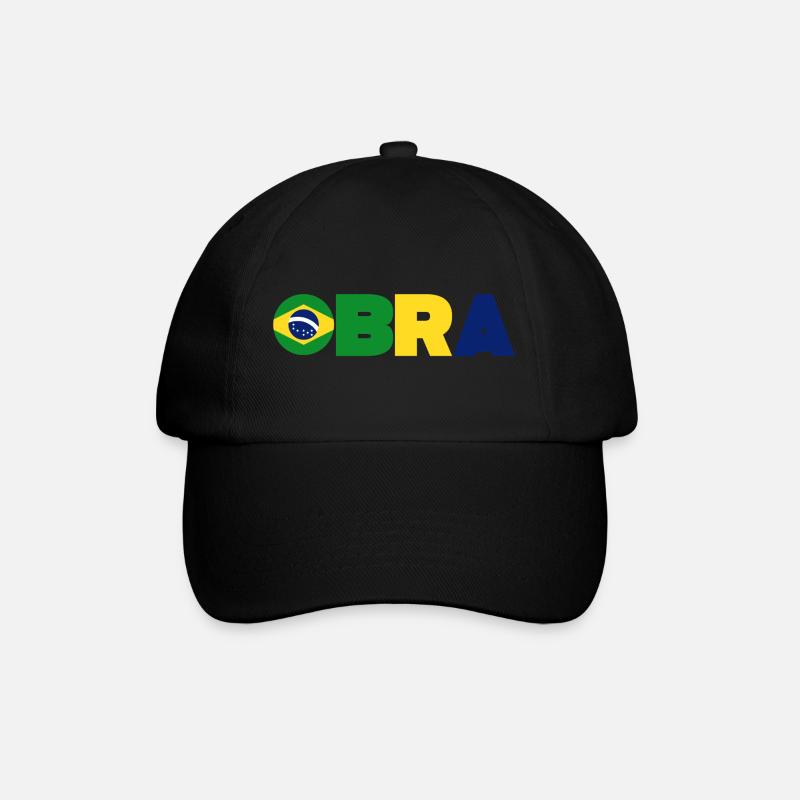 Brazil - Baseball Cap - black/black