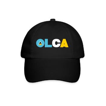 Saint Lucia - Baseball Cap - black/black - Front