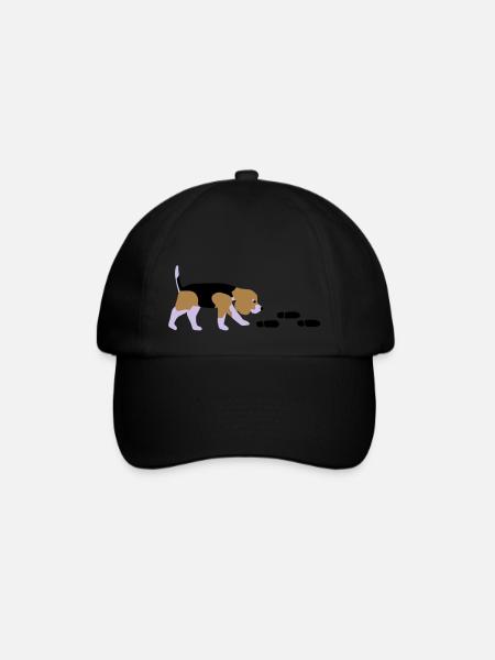 Beagle Mantrailer - Baseball Cap - black/black