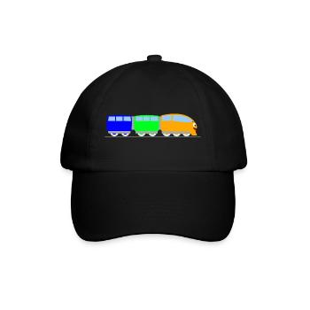 Train pour enfants - train - train - Casquette classique - noir/noir - Devant