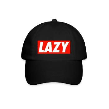 Lazy - Baseball Cap - black/black - Front