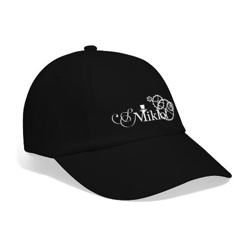 miklof logo white 3000px - Baseball Cap