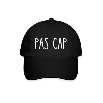 pas cap - Casquette classique - noir/noir - Devant