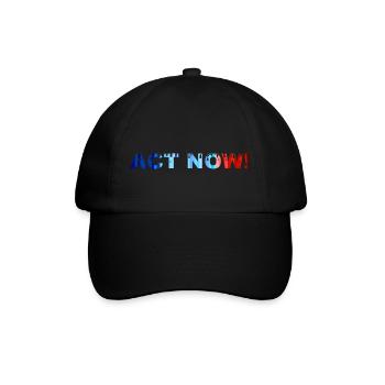 AGISSEZ MAINTENANT! - Casquette classique - noir/noir - Devant