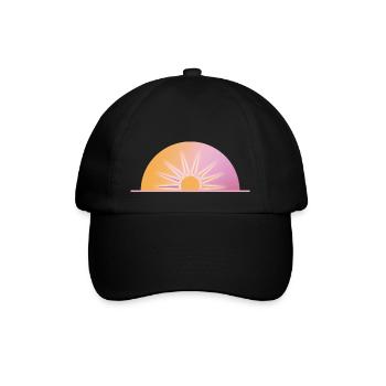 Pastel Sunrise - Baseball Cap - black/black - Front