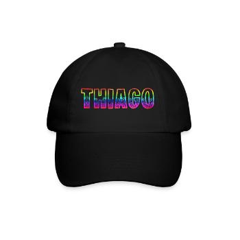 Thiago RS Arc-en-ciel - Casquette classique - noir/noir - Devant