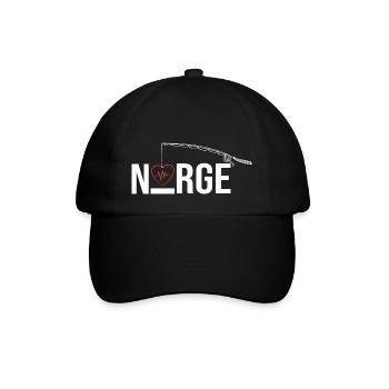 Norge Love small - Baseballkappe - Schwarz/Schwarz - Vorne