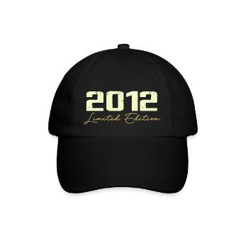 2012 Édition Limitée - 2012 Cadeau D'anniversaire - Casquette classique - noir/noir - Devant