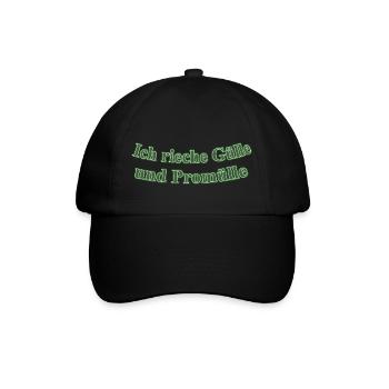Gülle und Promülle - Baseballkappe - Schwarz/Schwarz - Vorne