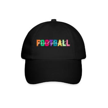 Football Colors - Football Lover Gift - Baseball Cap - black/black - Front