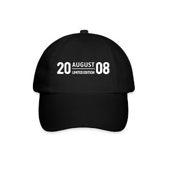 Édition limitée cadeau d’anniversaire d’août 2008 - Casquette classique - noir/noir - Devant