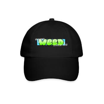 Smoke Weed Every Day - Baseballkappe - Schwarz/Schwarz - Vorne
