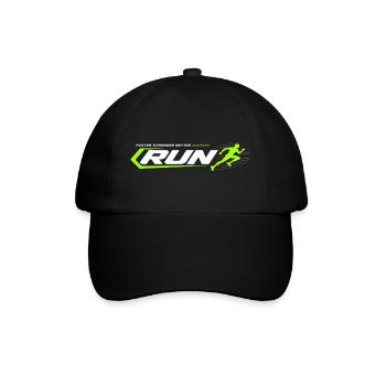 Neon Run Logo Sprint Look - Casquette classique - noir/noir - Devant