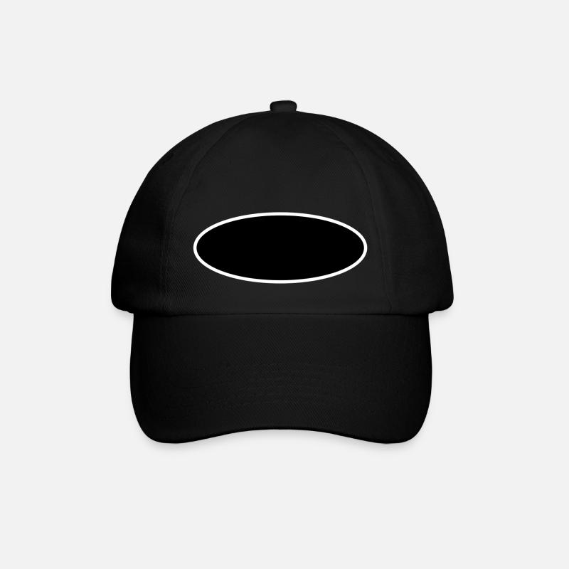 Hintergrund - Baseballkappe - Schwarz/Schwarz