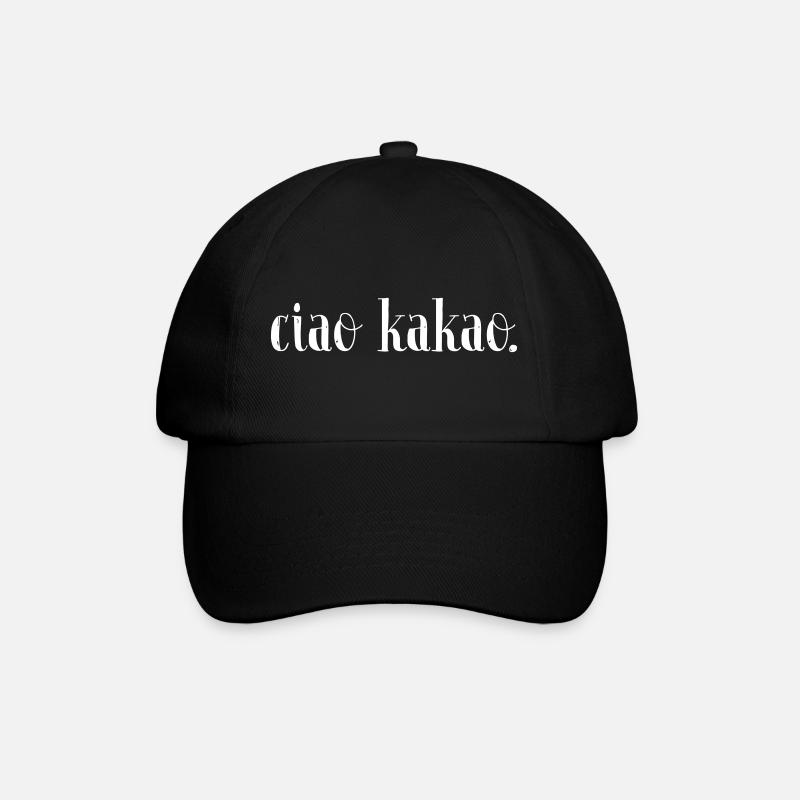ciaokakao - Baseballkappe - Schwarz/Schwarz