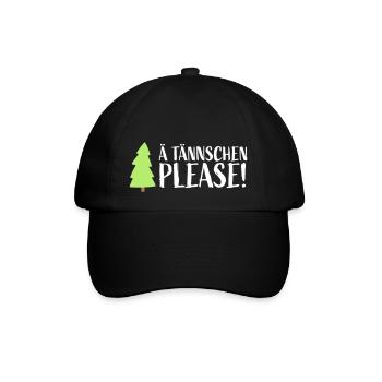 Xmas Denglish - Ä TÄNNSCHEN PLEASE! - Baseball Cap - black/black - Front