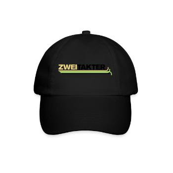 zweitakter_claim - Baseballkappe - Schwarz/Schwarz - Vorne