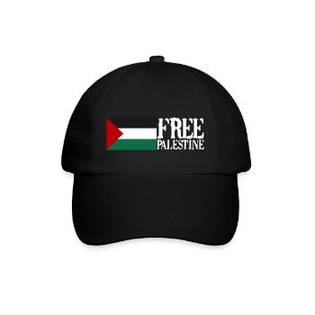 Mohammed Gaza Streifen Israel Free Palestine - Baseballkappe - Schwarz/Schwarz - Vorne
