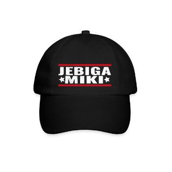 Jebiga Miki Design - Baseballkappe - Schwarz/Schwarz - Vorne