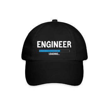 Engineer Ingénieur Cadeau Humour Personnalisé - Casquette classique - noir/noir - Devant