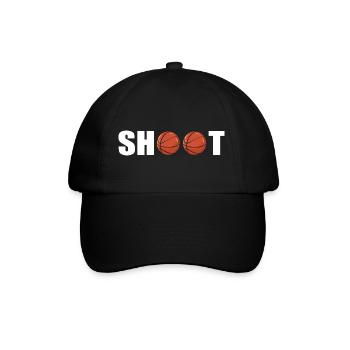 Tir de basket-ball - Joueur de basket-ball - Basket-ball - Casquette classique - noir/noir - Devant