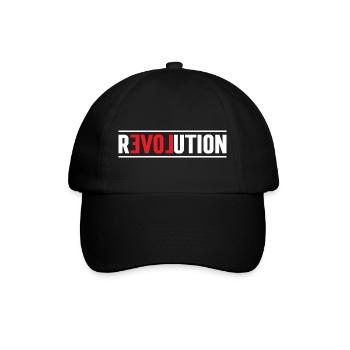 La revolution de l'amour - Casquette classique - noir/noir - Devant