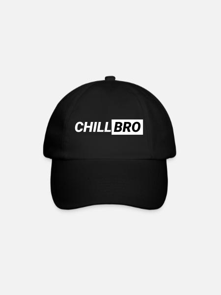 Chill Bro - Baseballkappe - Schwarz/Schwarz