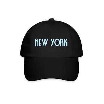New York - Casquette classique - noir/noir - Devant
