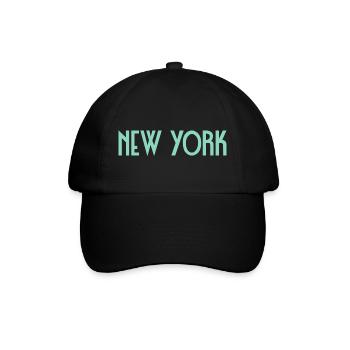 New York - Casquette classique - noir/noir - Devant