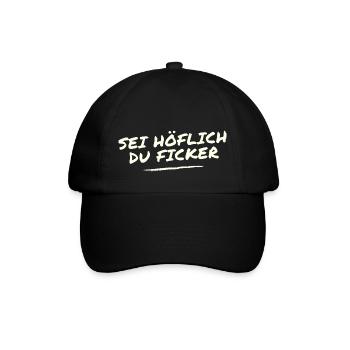 Sois poli Tu baises - Casquette classique - noir/noir - Devant