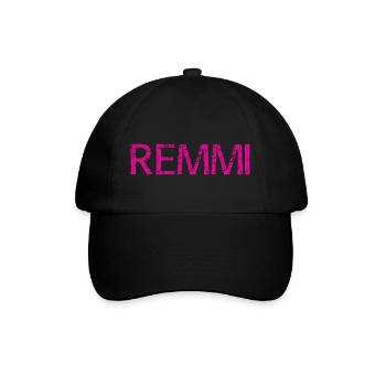 REMMI | Remmi-Demmi | Partnerlook - Baseballkappe - Schwarz/Schwarz - Vorne