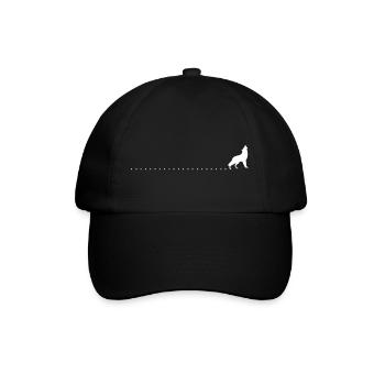 Wolf | Wild, Wilderness, Nature Conservation, Climate Change - Baseball Cap - black/black - Front