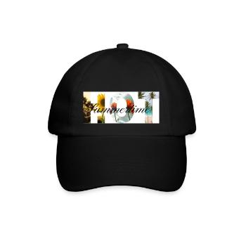 CHAUD Été - Casquette classique - noir/noir - Devant