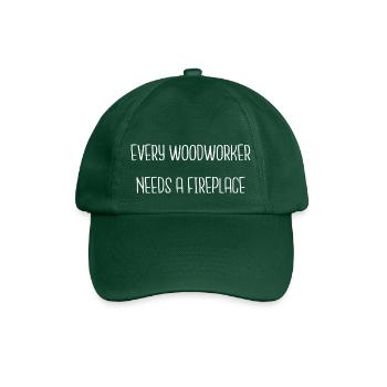 Idée cadeau tronçonneuse Grab Woodcutter Cutter - Casquette classique - vert bouteille - Devant