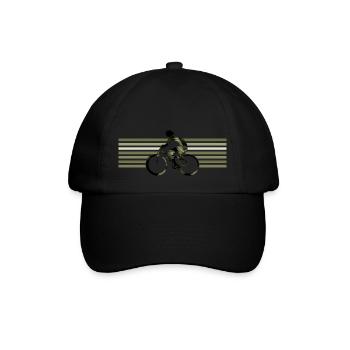 Cycliste - Casquette classique - noir/noir - Devant