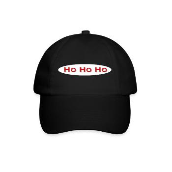 hohoho - Baseballkappe - Schwarz/Schwarz - Vorne