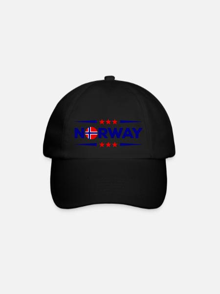 Norway - Baseball Cap - black/black