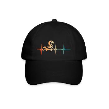 Battement de cœur Moufette - Casquette classique - noir/noir - Devant