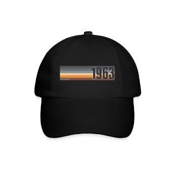 Established 1963 classic birthday gift. - Baseball Cap - black/black - Front