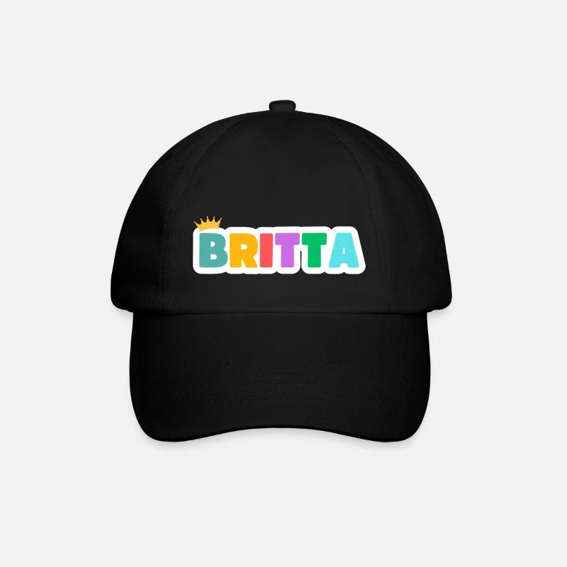Britta! Customizable - Baseball Cap - black/black