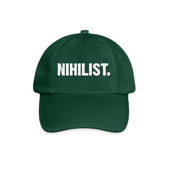 Nihilist - Baseballkappe - Flaschengrün - Vorne