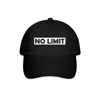 no_limit - Casquette classique - noir/noir - Devant