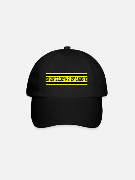 Wstfln Stadion Dortmund Koordinaten - Baseballkasket - sort/sort