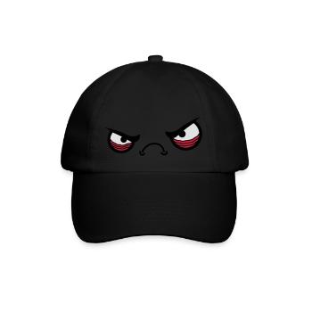 Angry Face - Casquette classique - noir/noir - Devant